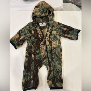 Toddler bunting fleece romper 18month